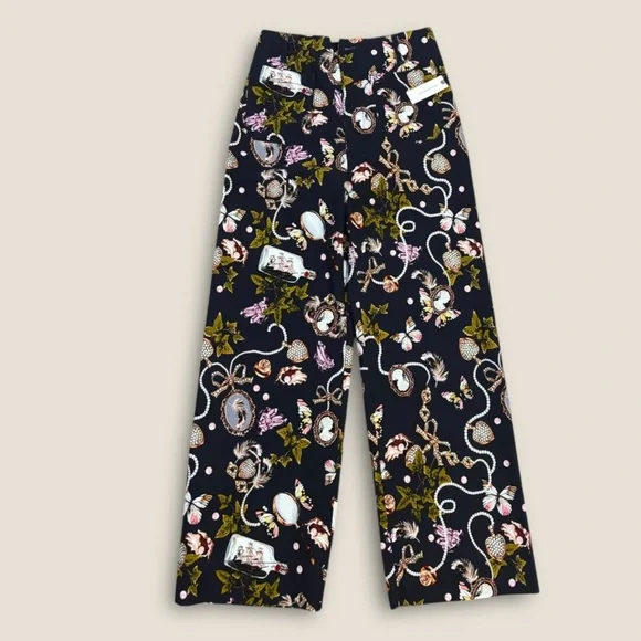 Anthropologie Maeve Colette Printed Pants Pearls - Picture 2 of 5